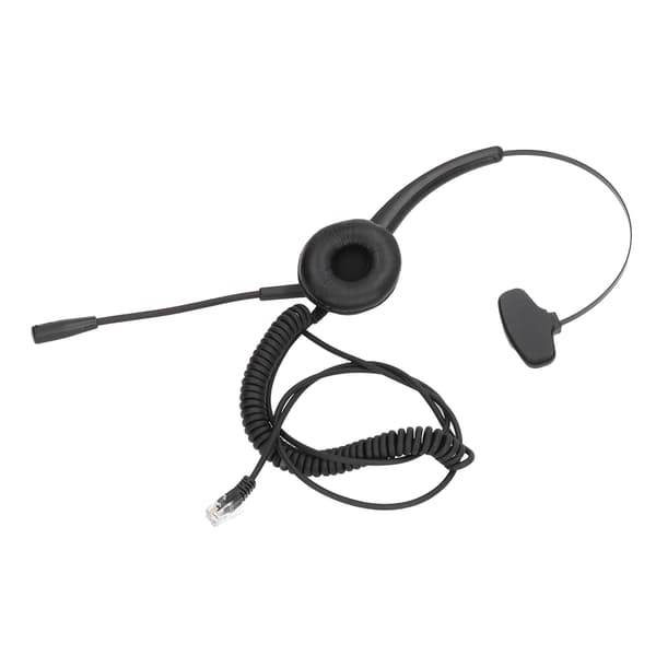 Trafikheadset Brusreducering Ergonomisk Justerbar Ultraklar Samtal Plug and Play RJ9 Headset med Mikrofon