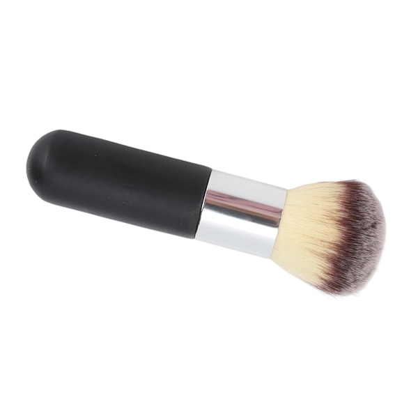 Löspuderborste för Makeup Mjuk Fluffig Hårsalva Bekväm Grepp Kosmetisk Skönhetsborste Svart