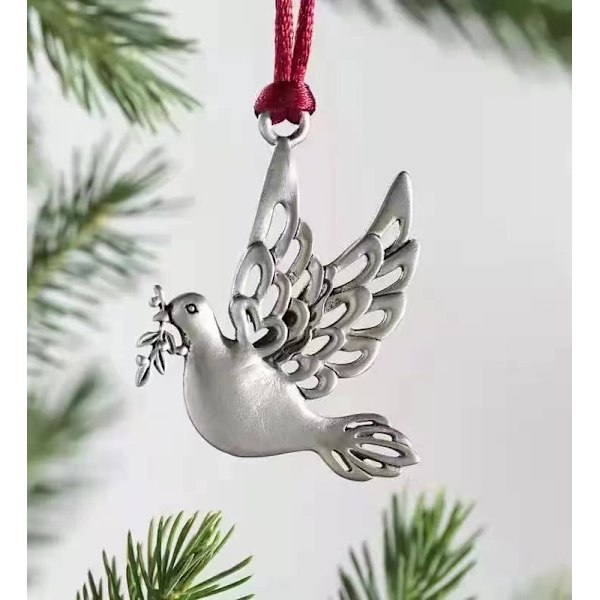 Julgransdekorationer, julhängen, snögubbehängen i metall B