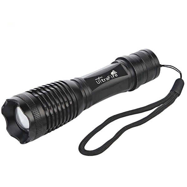 Ultrafire LED-ficklampa XM-L T6 - 2000LM Svart