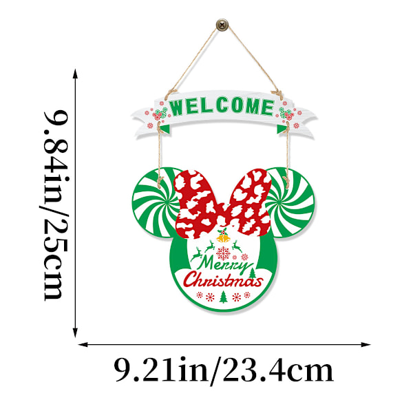 Julgrinch Dörrhängande Juldekoration Festatmosfär Dekoration Hängande Dörrplatta C