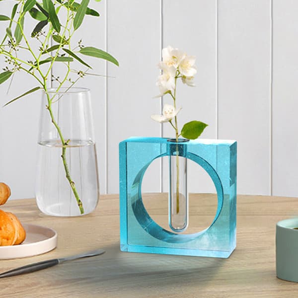 3 st Formar DIY Blomkruka Vas Silikon Hantverk Form ljuslila 3-pack