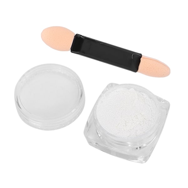 Krom Nagelpuder Glansigt Spegeleffekt Nagelpuder Nagelkonst DIY Glitterpulver Dekorationer 2g