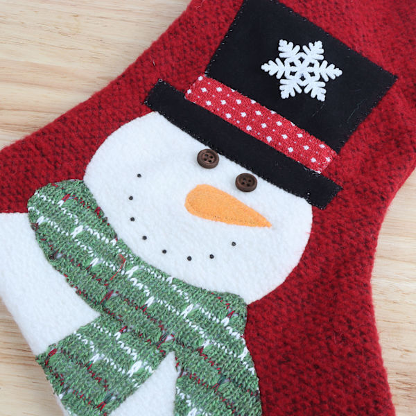 Julstrumpor Jultomte Snögubbe Pingvin Julstrumpor Rensa Julhänge Eldstad Dekorationer Godispåse C
