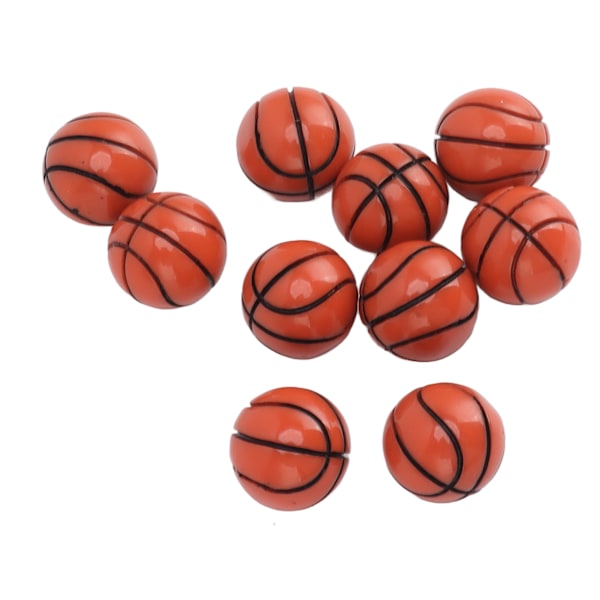 1:12 Dockhus Basketbollmodell Simulerad Söt Miniatyr Fotbollmodell Dockhus Dekorationstillbehör