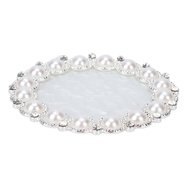 Nagelkonstdisplaybräda Kosmetisk Nagelblandningspalett Färgblandning Nagelkonsttips Displayplatta Silver Vit