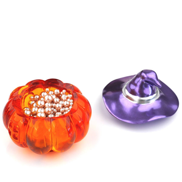 2st 3D Halloween Pumpa Silikonform för Förvaring
