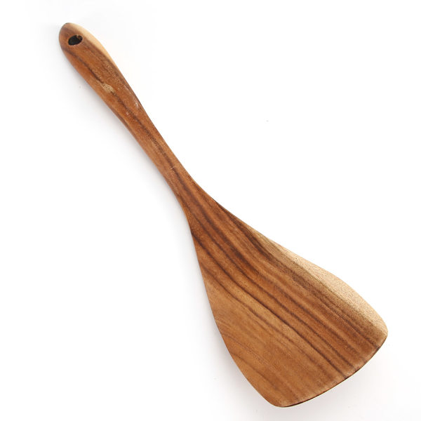 Naturlig Träspatel Vändare Stekspade Matlagning Köksredskap Spatel (31,5*7,5cm)