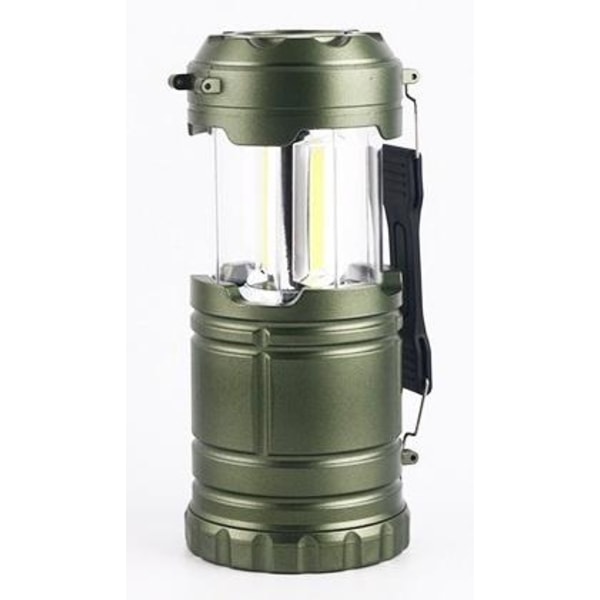 Campinglampa med LED, Grön