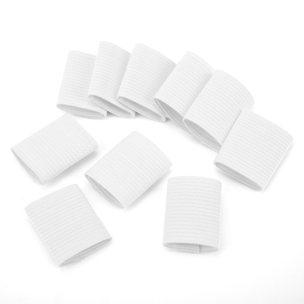 10 st Fingerhylsor för Sport Basketboll Tumstödsskydd Finger Skydd Wrap