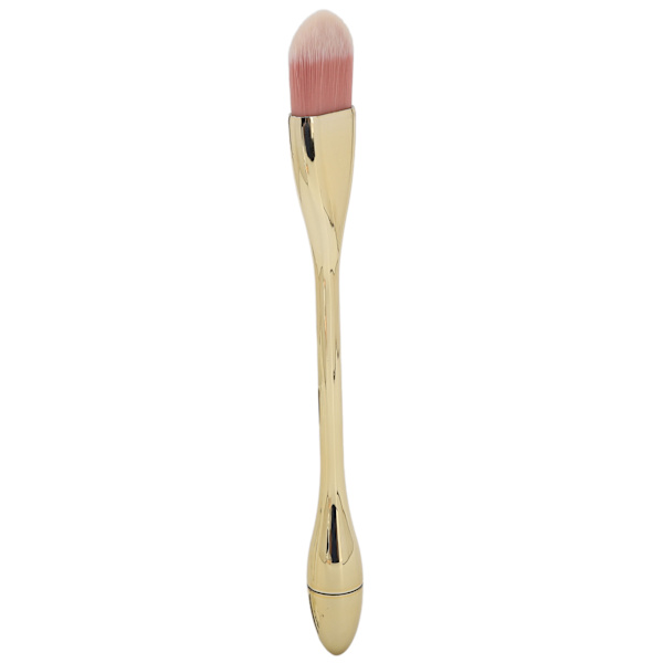Nageldammborste Mjuk Fiber Delikat Beröring Hudvänlig Utsökt Multifunktionell Borste för Makeup Mask Champagne Guld