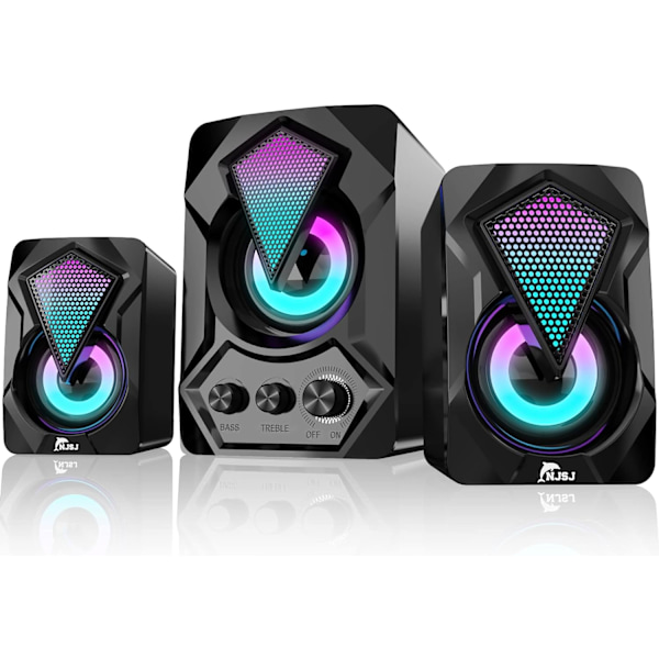 Datorhögtalare 2.1 Högtalare med Subwoofer