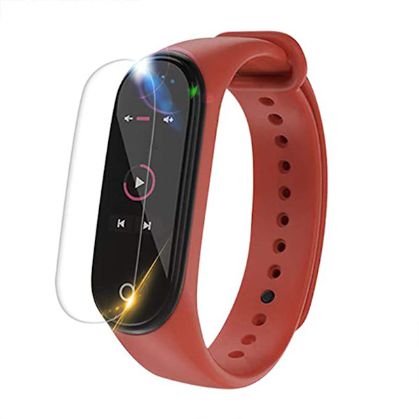 Skärmskydd för Xiaomi Mi Band 5 Fulltäckande TPU Flexibel Film