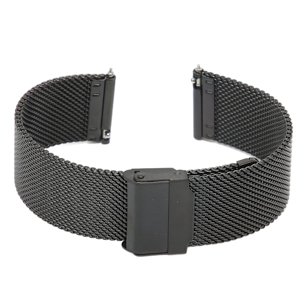 22mm Armband i Rostfritt Stål, Vävt Nätarmband, Snabbkoppling, Universellt Spänne för Amazfit GTR 3 Svart