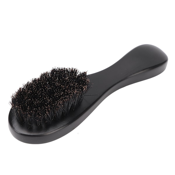 Skäggborste för barberare, blekning, rengöring, bärbar, mjuk, trä, nackborste för män
