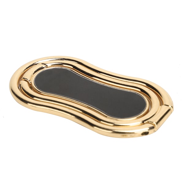 Finger Ring Mobiltelefonhållare Stativ Vikbart 360° Roterande Telefon Bakre Handgreppshållare Guld