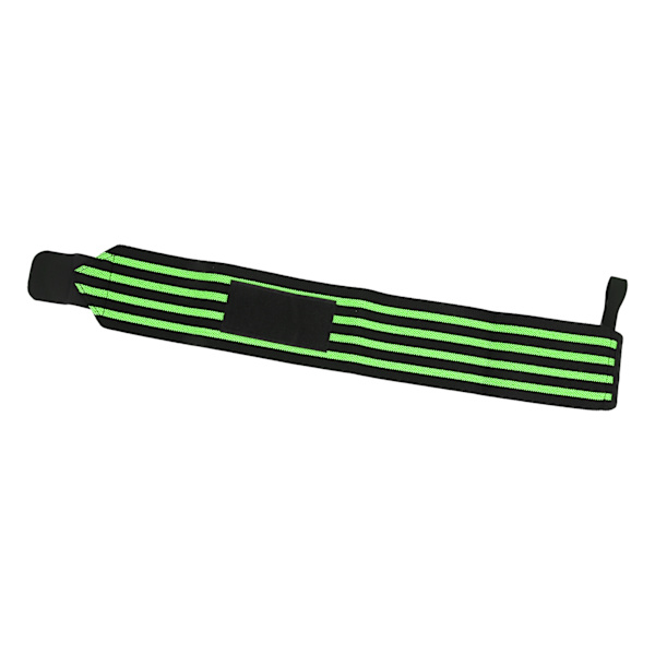 Fitness Viktlyftningsbandage Justerbart Handledsband Stöd Elastiska Handledsbandage Svart Grön