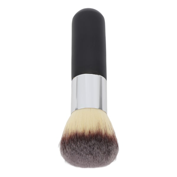 Löspuderborste för Makeup Mjuk Fluffig Hårsalva Bekväm Grepp Kosmetisk Skönhetsborste Svart