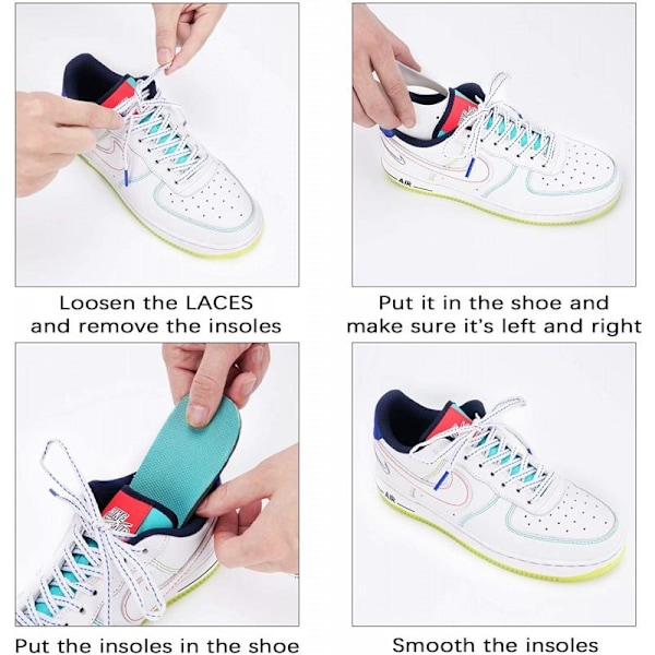 Skydd Mot Skoveck / Gångveck På Sneakers - Vit Vit one size