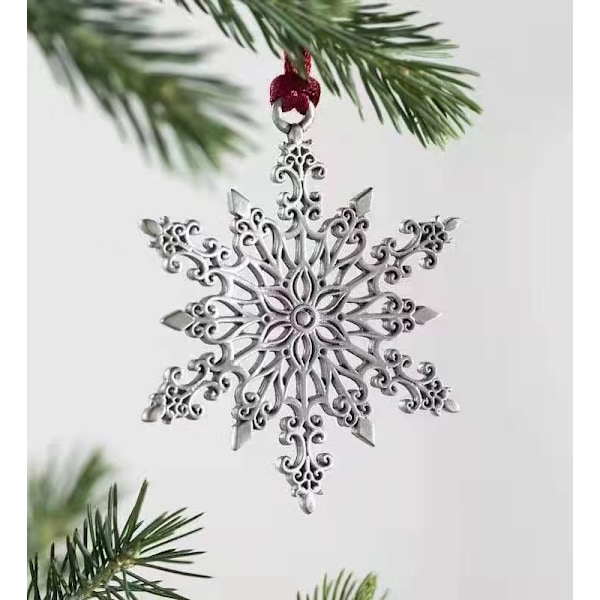 Julgransdekorationer, julhängen, snögubbehängen i metall J