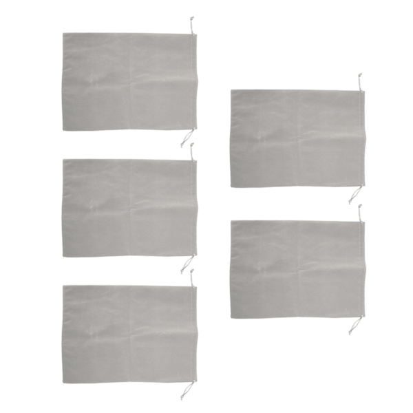 5-pack Hörlursfodral, Stort Dragkedjefodral, Lätt Bärbart Hörlursförvaringsfodral, 30x40cm / 11.8x15.7in