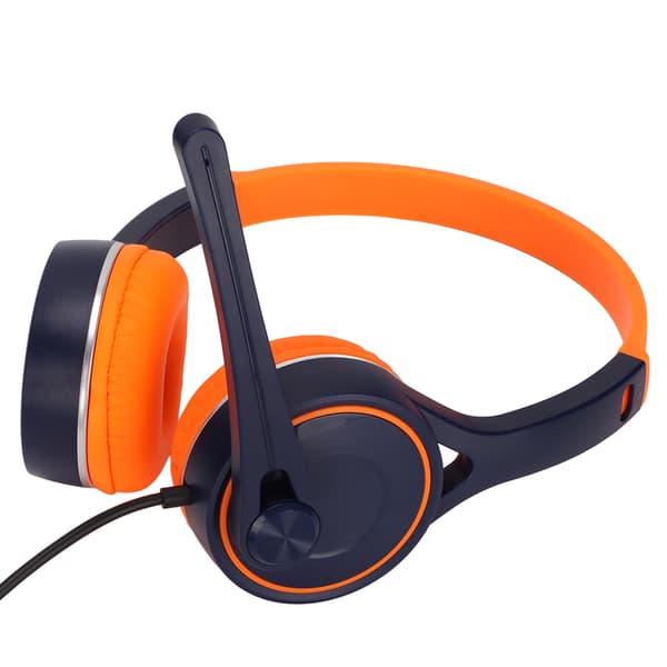 Barnens hörlurar Professionella USB-dator Over Ear-headset för resor Utomhusflygplan 1,8 m/5,9 fot