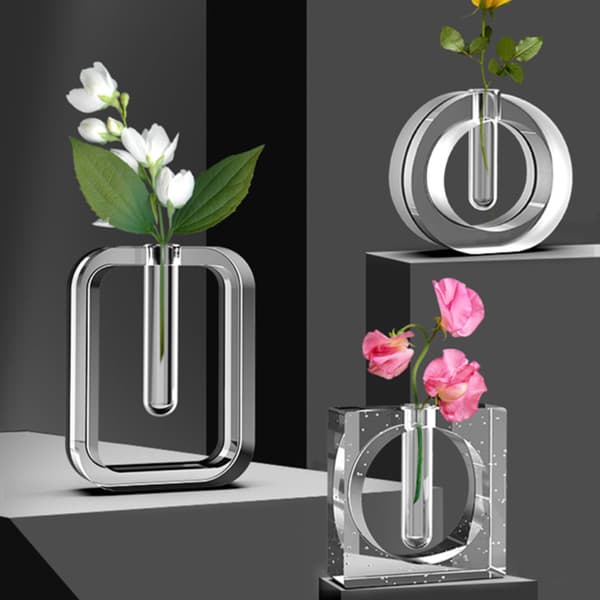 3 st Formar DIY Blomkruka Vas Silikon Hantverk Form ljuslila 3-pack