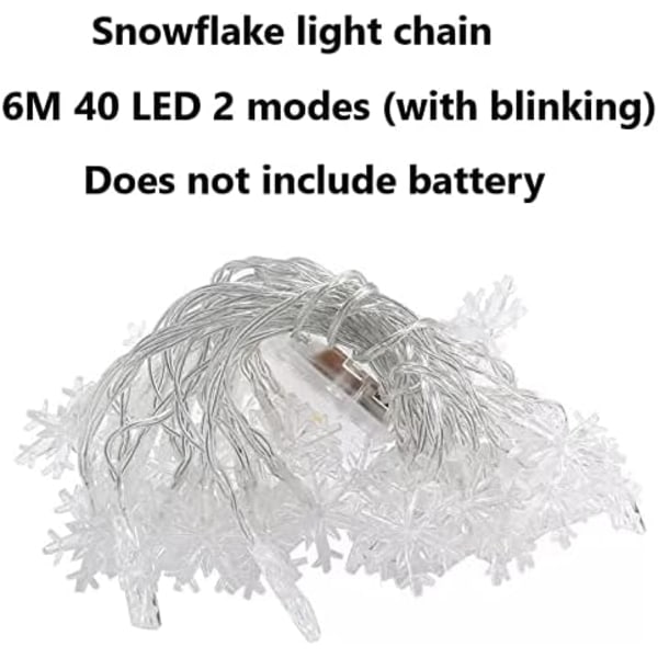 Jingyukj Ljusslinga Kula, 6 m 40 LED 2 lägen