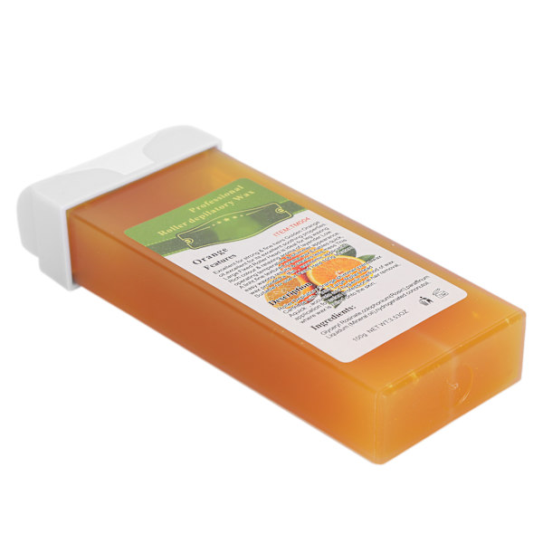 100g Professionell Rullvax för Håravlägsning Hemma, Stor Yta, Kroppshåravlägsning, Rullvax, Orange