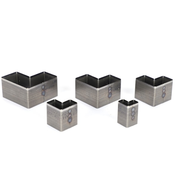 5-pack Läderstansset Hålstans Cutter Handgjord Stansform för Väska Bälte Plånbok