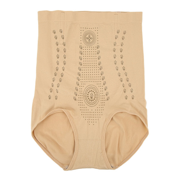 Formgivande Shorts Hög Midja Magkontroll Tätt Underkläder Nylon Kvinnor Höftlyft Underbyxor Hudfärg XXL (för 90-110kg)
