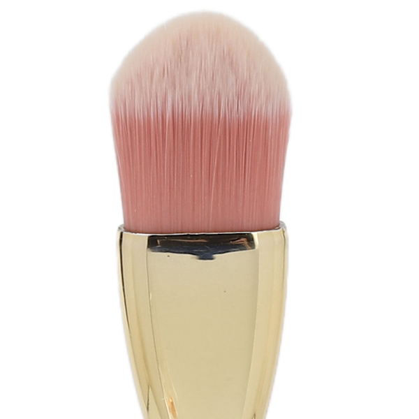 Nageldammborste Mjuk Fiber Delikat Beröring Hudvänlig Utsökt Multifunktionell Borste för Makeup Mask Champagne Guld