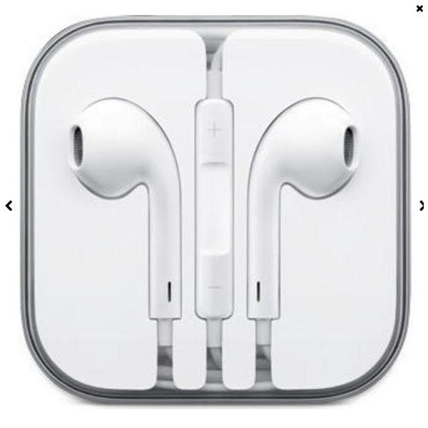 Hörlurar, iPhone med volymkontroll, 3,5 mm, Bra kvalitet