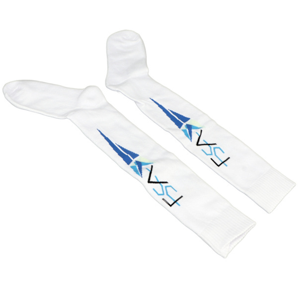 Fencingstrumpor Svett Absorberande Andningsbara Elastiska Bärbara Kamgarn Unisex Fencingstrumpor för Män Kvinnor L