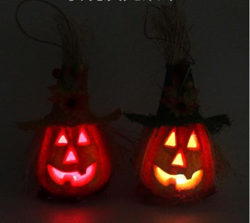 2st Halloween Pumpa Ljus Pumpa Lampa