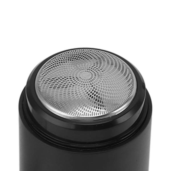 Mini Elektrisk Skäggtrimmer för Män Uppladdningsbar Bärbar Reseficka Skäggtrimmer för Mustasch Stubb Kroppsprydnad Svart Blank Stil