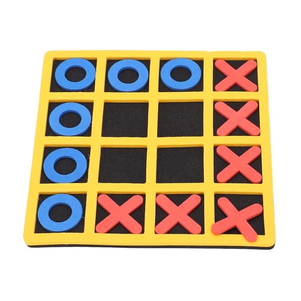 TicTacToe-spel Portabel och Säker EVA Mini TicTacToe XO-formad Schackspel Pedagogisk Leksak