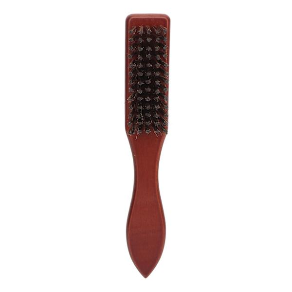 Barberblad Borste Rengöring Nylon Komposit Trä Skägg Barber Fade Borste Tillbehör för Män