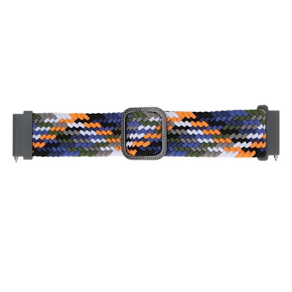 22mm Armband i Elastiskt Nylon, Flätat, Justerbart, för Huawei Watch 3, Denimfärg