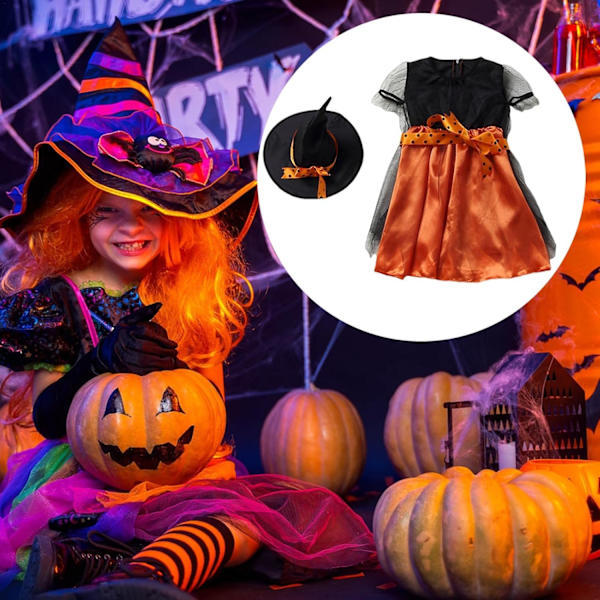 Halloween Häxa Kostym Fancy Dress Up Accessoarer