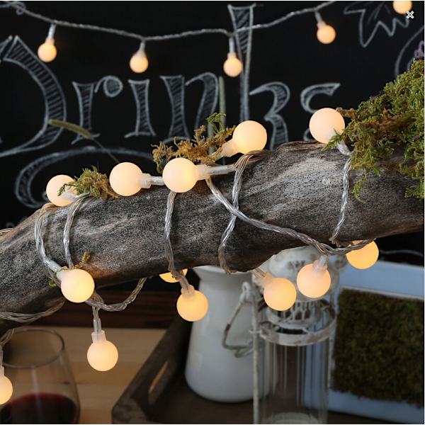12m Solcellsdrivna Feesträngar Utomhus 100LED