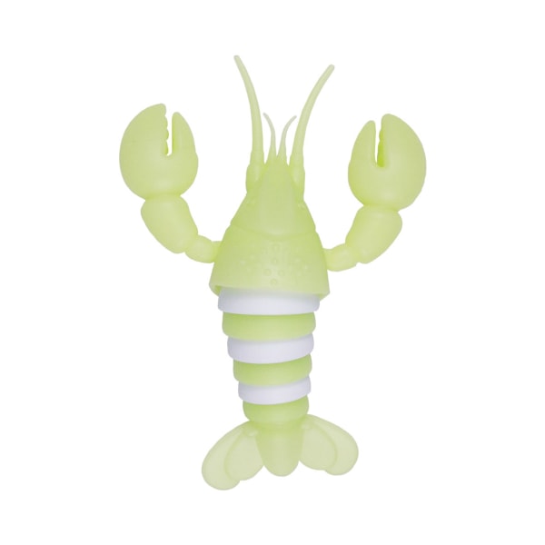 Stor Luminous Hummer Avlastande Caterpillar Snigel Pussel Tryckavlastning Fingertopp Exotisk Interaktiv Leksak Pink + White (Luminous 26*9*5)