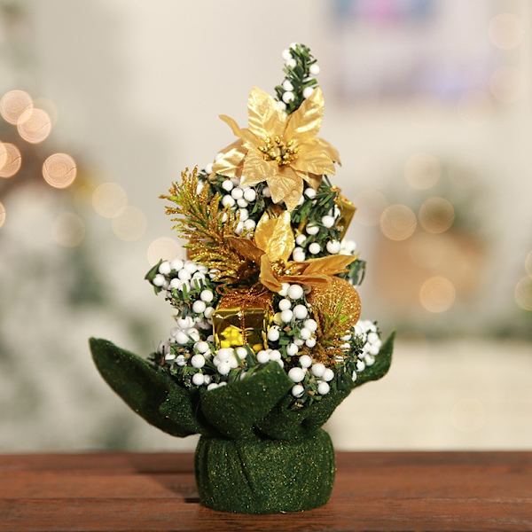 Miniatyr Julgran Dekoration för Skrivbord 20cm I