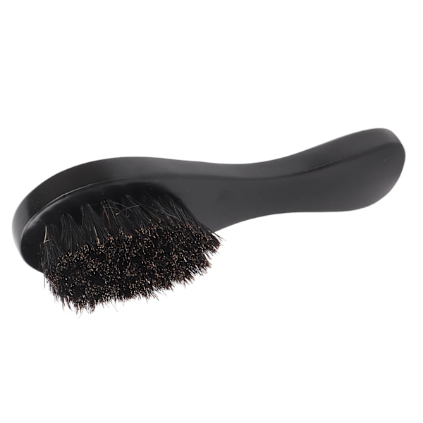 Skäggborste för barberare, blekning, rengöring, bärbar, mjuk, trä, nackborste för män