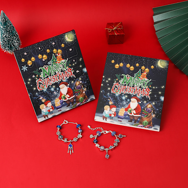 Julkalender Presentask med Stjärnhimmel Armband N