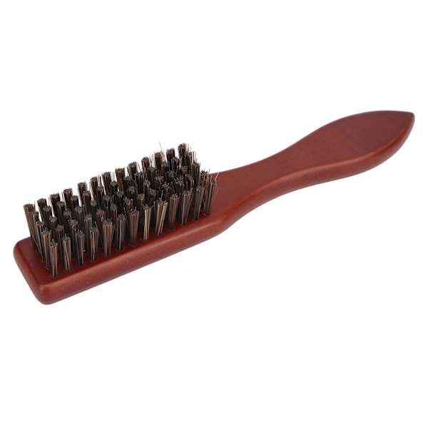 Barberblad Borste Rengöring Nylon Komposit Trä Skägg Barber Fade Borste Tillbehör för Män