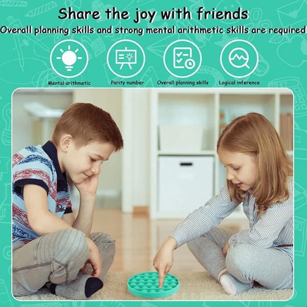 Pop it Fidget Toys - Bubbla Tryck Pop Leksak CE Gul