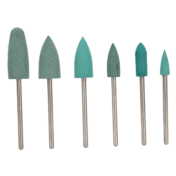6 st Nagelborrbitar Nagelkonstborr Manikyr Sliphuvud Nagelfinishbitar Tillbehör01