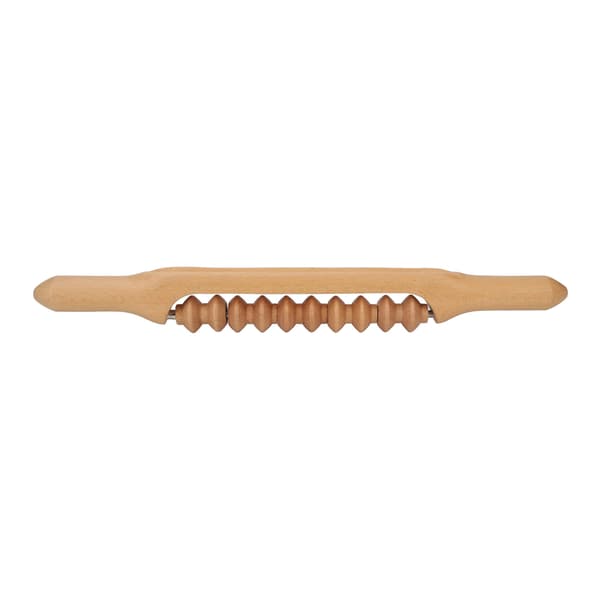 Björkträ Kroppsmassagerulle 10 Hjul Kort Version Hemanvändning Kroppsmassagerulle Stick
