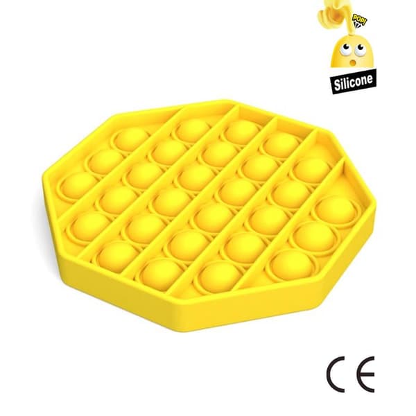 Pop it Fidget Toys - Bubbla Tryck Pop Leksak CE Gul